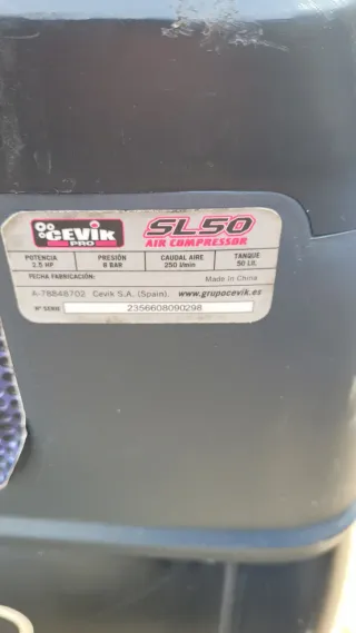 Compresor de aire Cevik Pro SL50