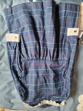 Vestido infantil a cuadros