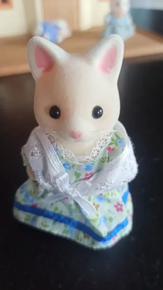 Familia Gato Sylvanian Original Completa