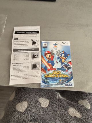 Manual de Instrucciones Wii Mario & Sonic