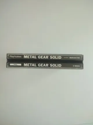Metal Gear Solid PS1 PAL España
