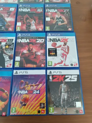 Colección NBA 2K PS3/PS4/PS5 (17 Juegos)