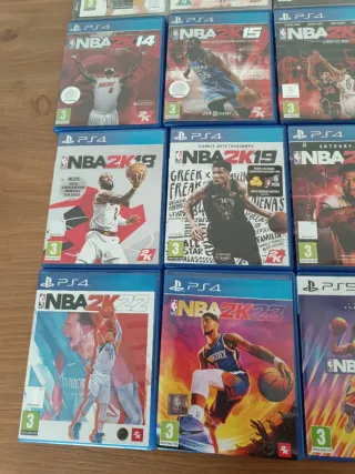 Colección NBA 2K PS3/PS4/PS5 (17 Juegos)