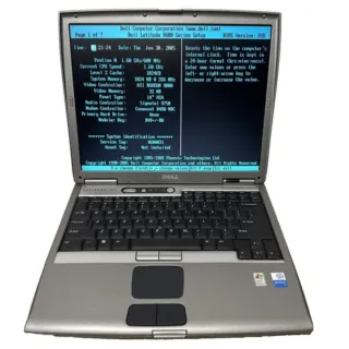 Portátil Dell Latitude D600 Plata/Negro