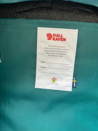 Zaino Fjallraven Kanken Verde Acqua