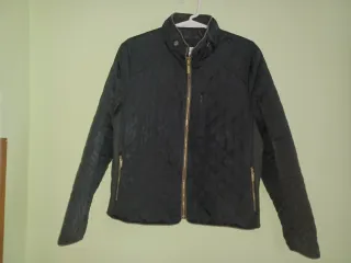 Chaquetón acolchado negro