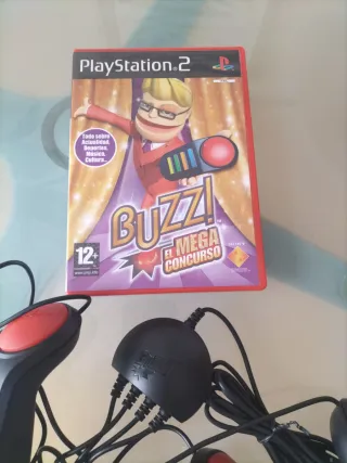 Buzz! El Mega Concurso PS2 + 4 Buzzers