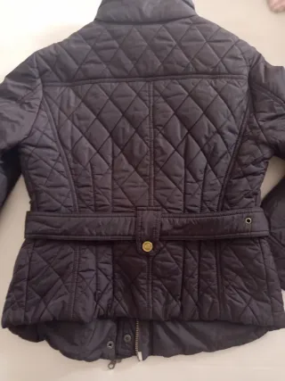 Chaqueta acolchada marrón
