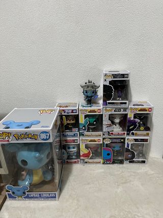 Lotto 11 Funko Pop Pokémon, MHA, Marvel, Disney
