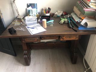 Mesa antigua madera maciza