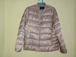 Chaquetón beige talla L