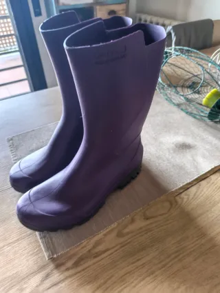 Botas de agua Aigle Moradas
