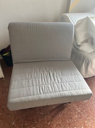 Sofá cama 1 plaza blanco Ikea