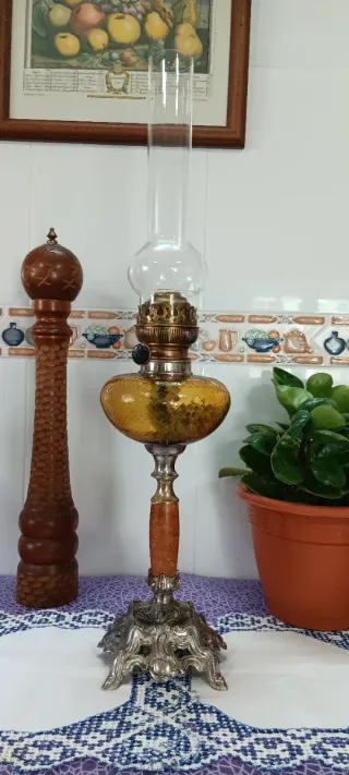 Quinqué Francés Antiguo