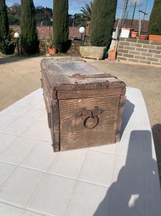 Bauletto vintage decorato