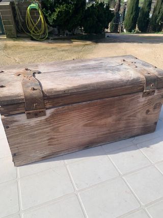 Bauletto vintage decorato