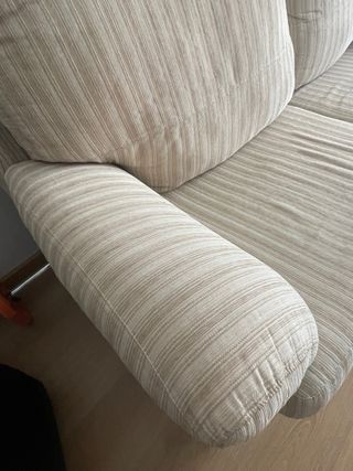 Sofá 3 plazas beige