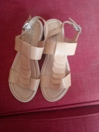 Sandalias Marypaz Beige Talla 36