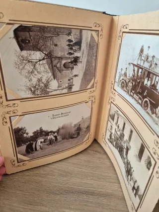 Racconto su Almería e album di cartoline postali