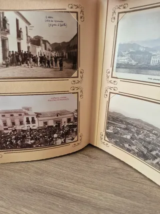 Racconto su Almería e album di cartoline postali