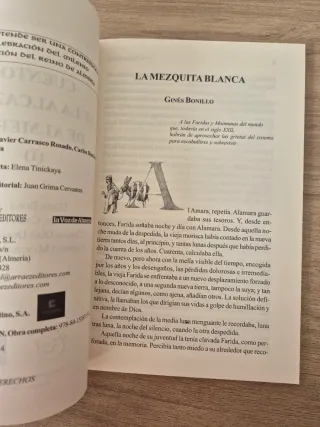 Racconto su Almería e album di cartoline postali