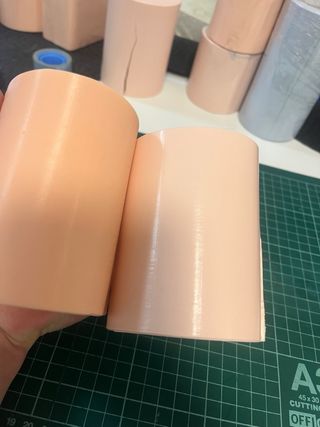 Set 2 moldes silicona cuerpo femenino Lazo Rosa