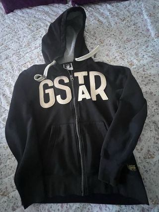 Chaqueta G-Star RAW negra con cremallera