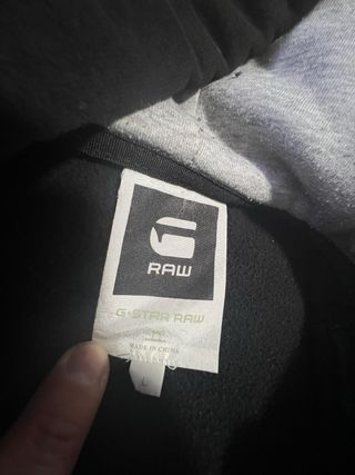 Chaqueta G-Star RAW negra con cremallera