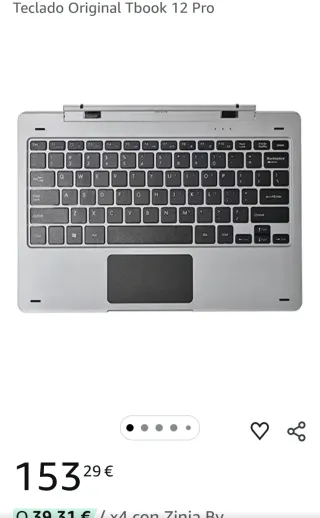 Teclado Original Chuwi Hi12 / Tbook 12 Pro - Metál