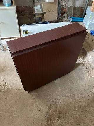 Mesa comedor plegable madera