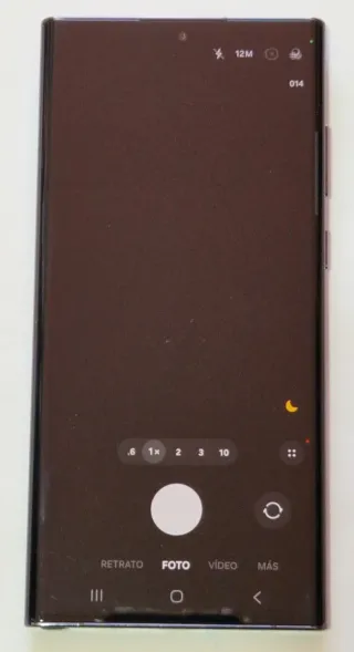 Samsung S22 Ultra 256 GB Mancha negra zona superio