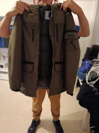 Chaquetón verde militar