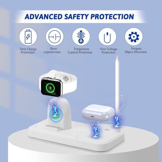 Cargador 3 en 1 Apple Watch y Airpods