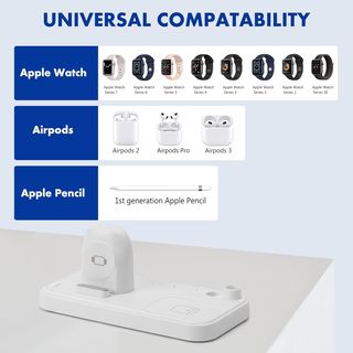 Cargador 3 en 1 Apple Watch y Airpods