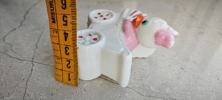 Paperina carrozzina ceramica baby shower nascita