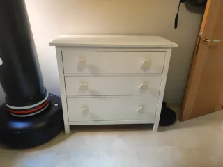 Cómoda blanca 3 cajones