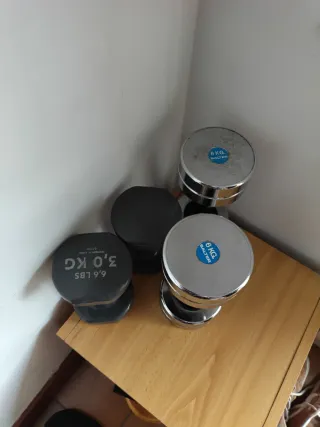 Juego de Pesas 3kg y 6kg Salter