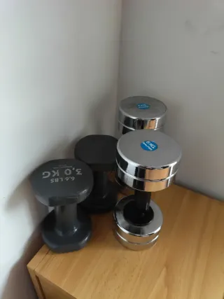 Juego de Pesas 3kg y 6kg Salter