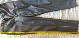 Traje de chaqueta gris nuevo con etiqueta