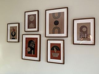 Set di 6 Quadri Decorativi Astratti