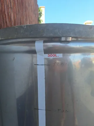 Bidón Acero 300L Vino