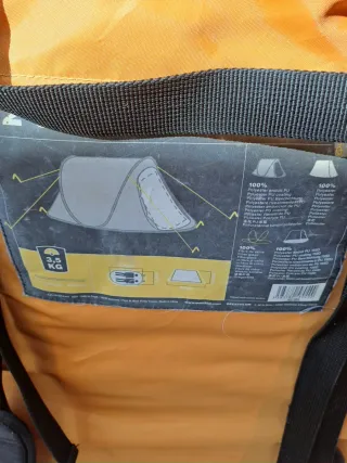 Tienda campaña Decathlon 2 segundos