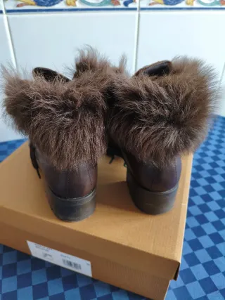 Botas Unisa Marrones con Pelo