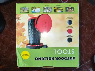 Taburete plegable portátil para exteriores