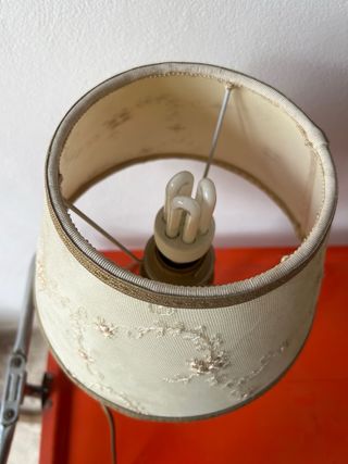 Lampada da tavolo Vestiglia vintage rosa 30 cm