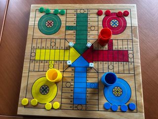 Juego de Parchís y Oca de Madera