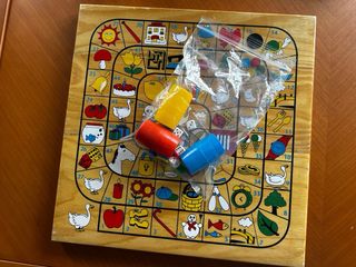 Juego de Parchís y Oca de Madera
