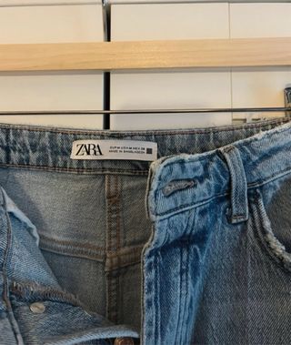 Falda vaquera larga Zara Talla M