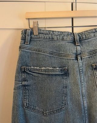 Falda vaquera larga Zara Talla M