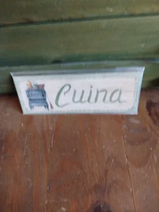 Letreros decorativos de madera